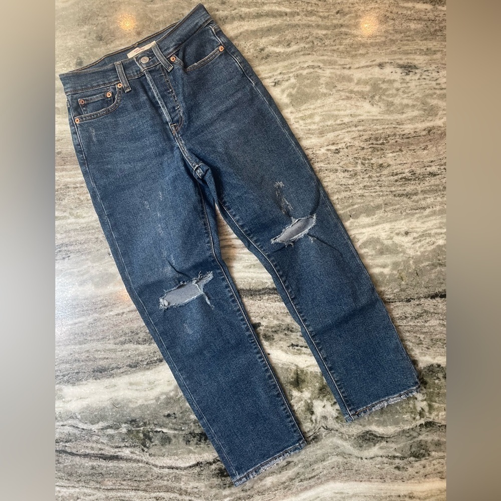 Levi Jeans Straight Leg Wedgie